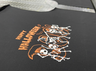 In Áo thun họa tiết Halloween